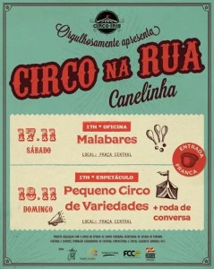 circo na rua - vale do rio tijucas_cartaz canelinha